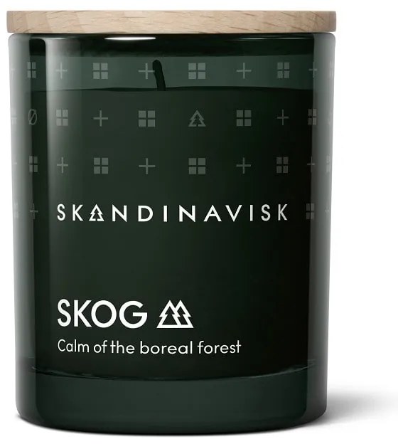 SKANDINAVISK Darčekový set SKOG (les) – vonná sviečka a krém na ruky
