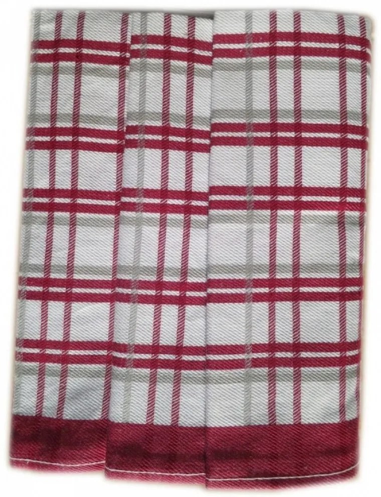 Polášek Károvaná utierka Egypt – 3 ks - č. 82 | Zelená / biela