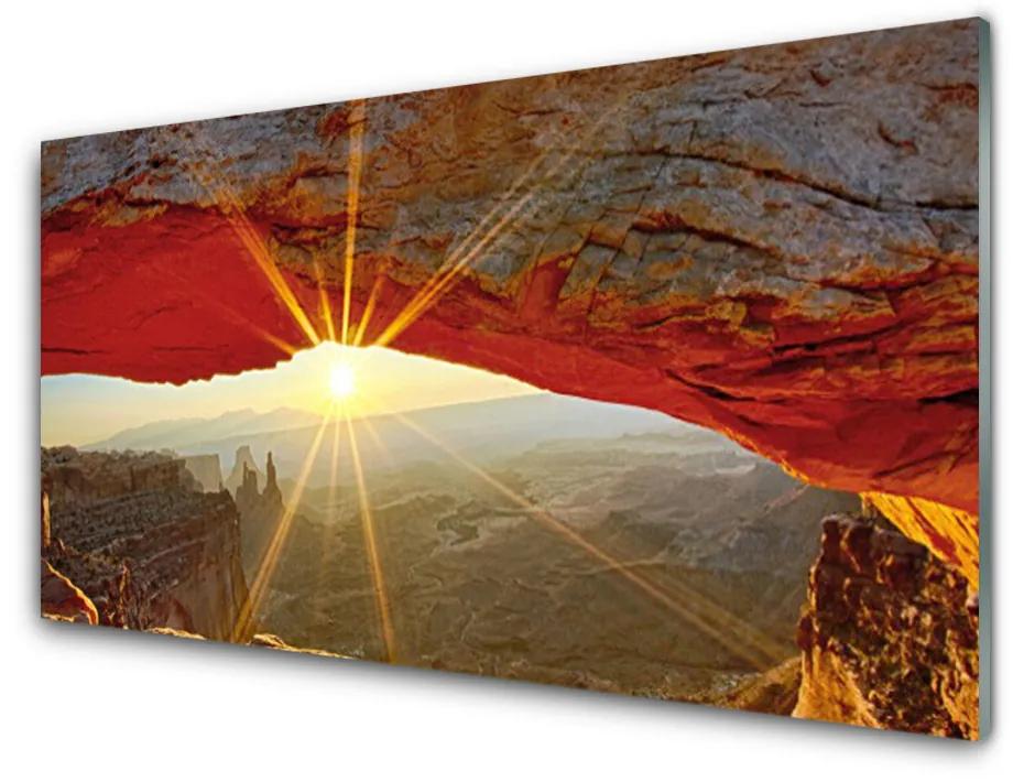 Obraz na akrylátovom skle Veľký kaňon príroda 100x50 cm
