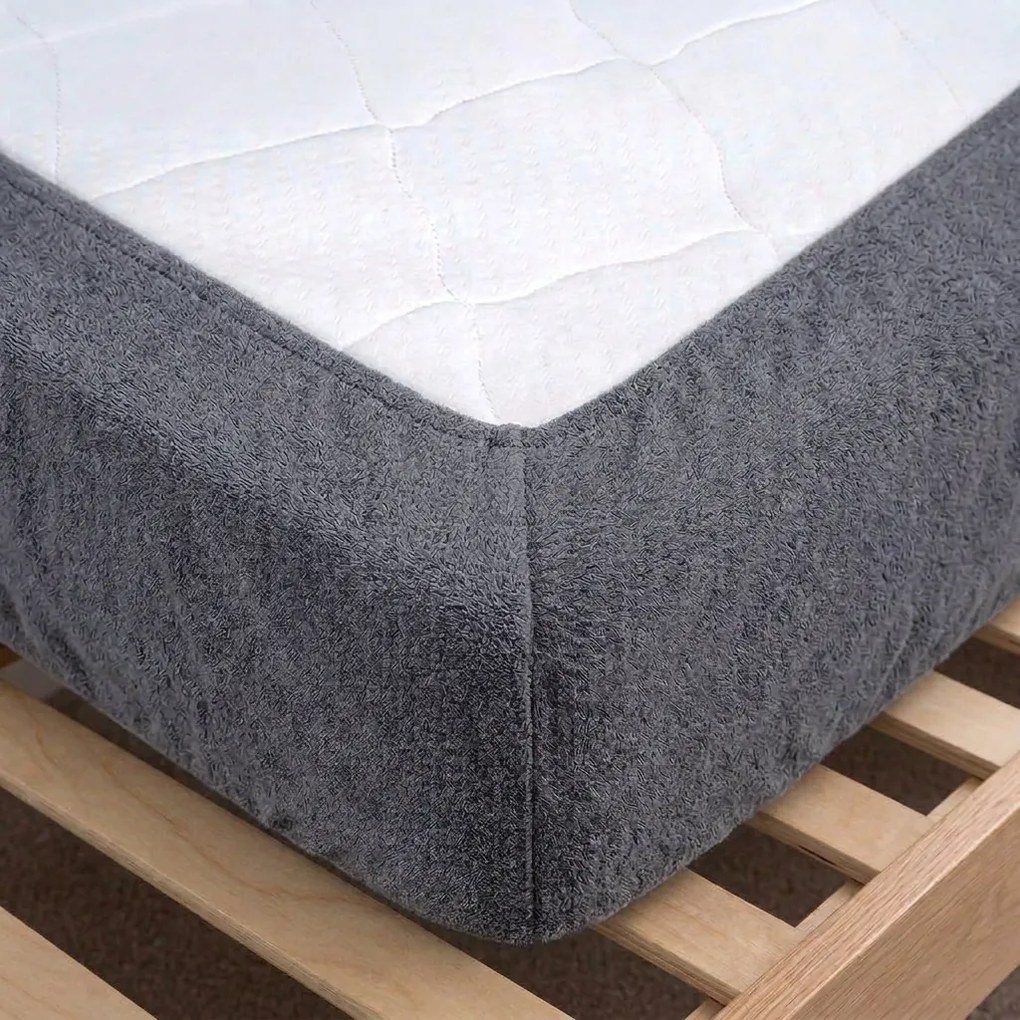4Home froté prestieradlo Perfect antracit, 90 x 200 cm