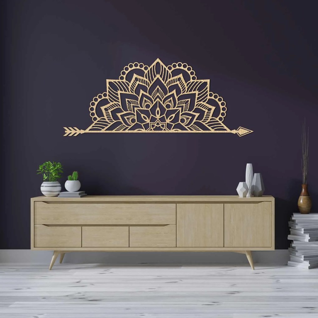 SENTOP | Drevená mandala na stenu – Elegantná dekorácia na strnu | SENTOP PR0492