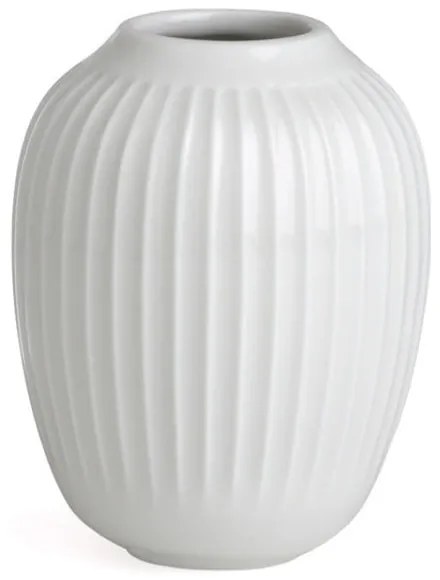 Biela kameninová váza Kähler Design Hammershoi, výška 10 cm