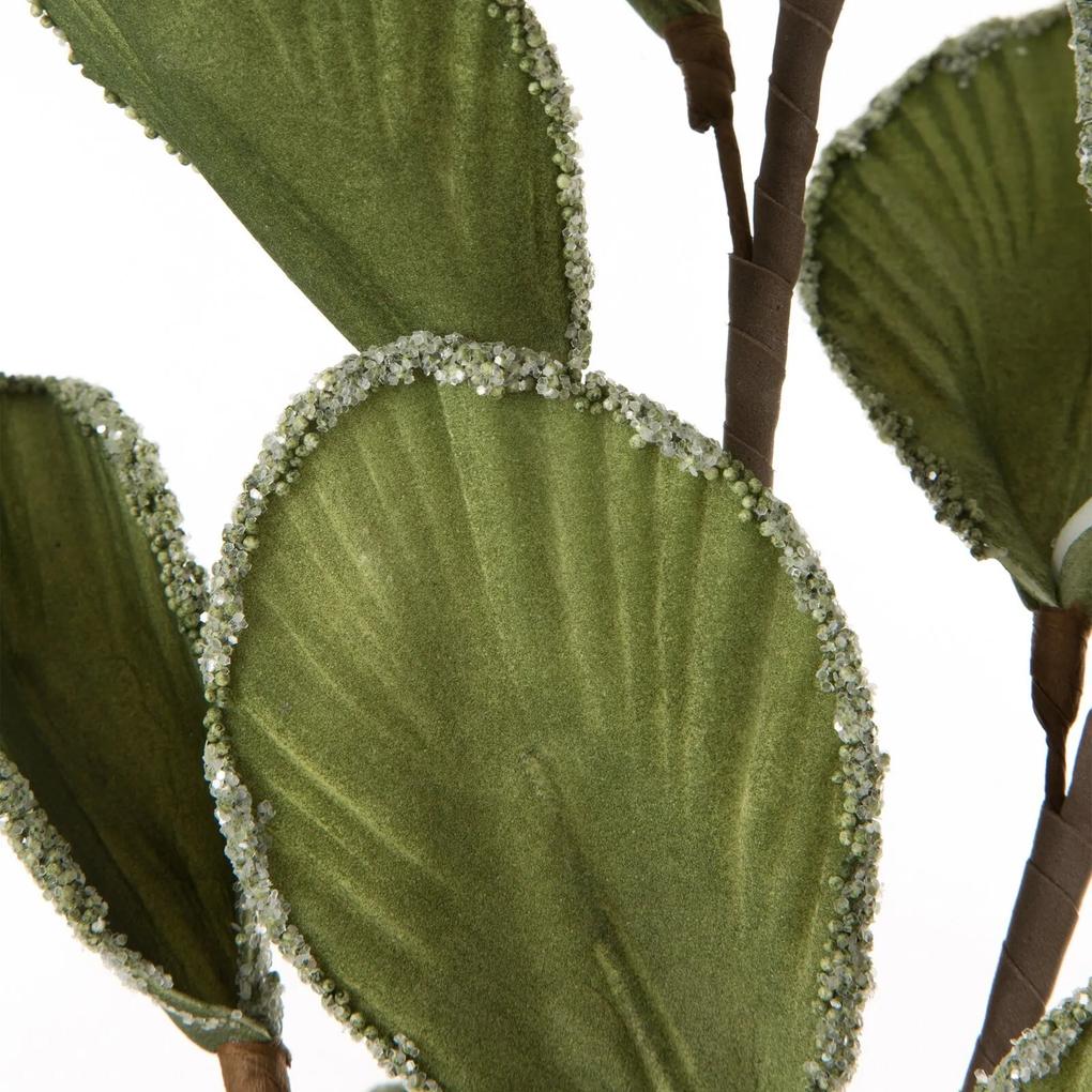 Dekoračný kvet 100 cm, s listami 56 cm, list 10 cm zelená