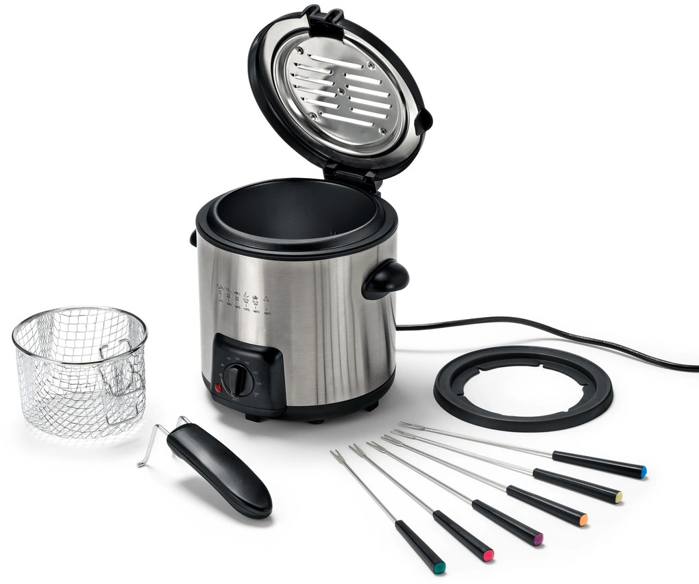 Mini fritéza a fondue