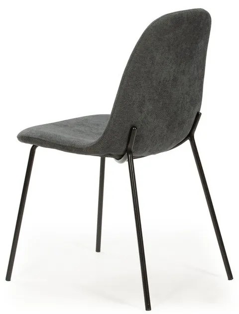 Tmavosivé jedálenské stoličky v súprave 4 ks Renne – Marckeric