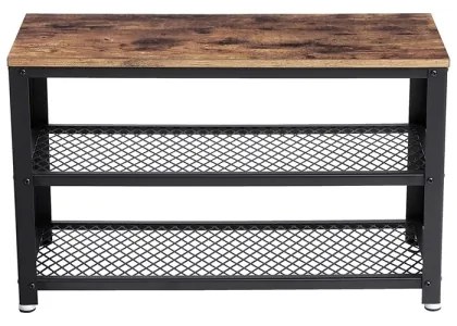 Botník DAVOR hnedá/čierna