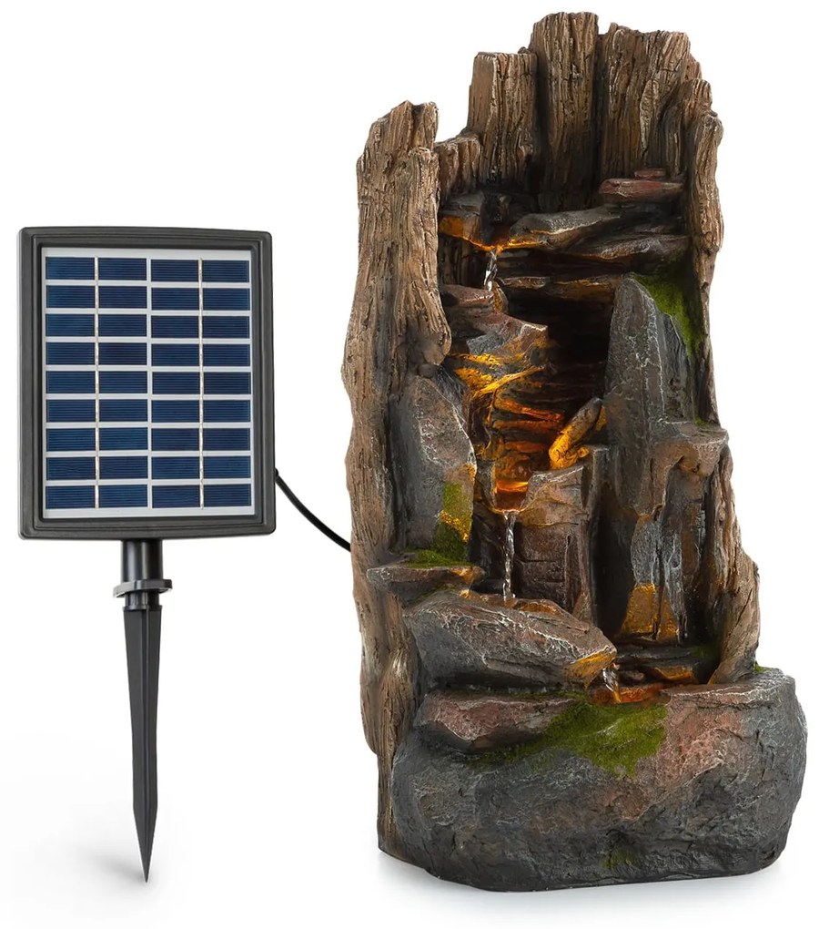 Blumfeldt Magic Tree, solárna fontána, LED osvetlenie, polyresin