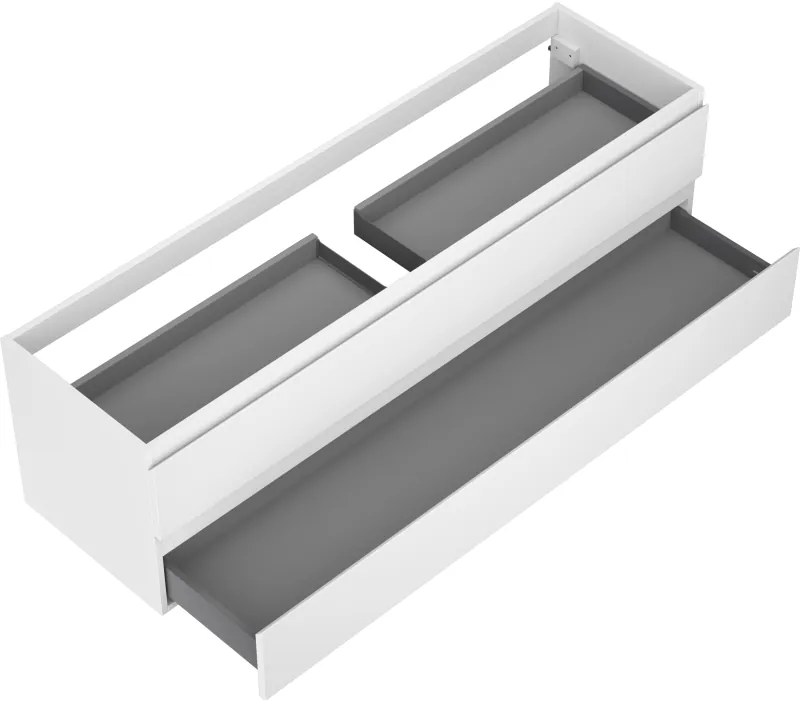 Mexen Orio, kúpeľňová skrinka 160 cm, 2 zásuvky, biela matná, 91A10-16047-2-BFF01