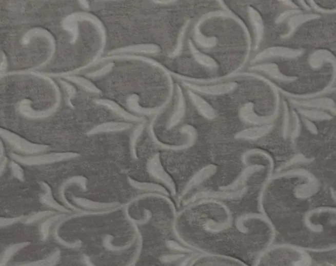 Deka Ornament XXL 180x220 cm, strieborná