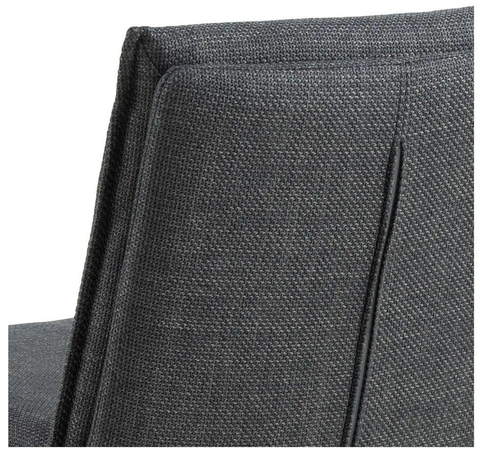 Tmavosivá jedálenská stolička Flynn – Actona