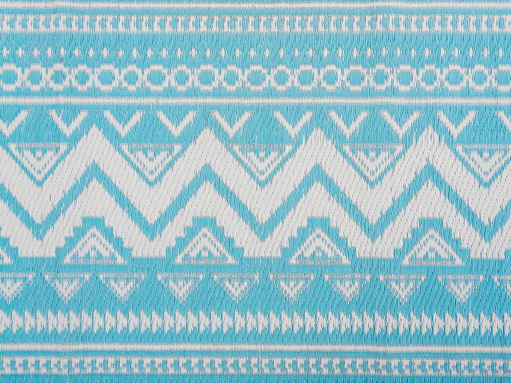 Vonkajší koberec 120 x 180 cm tyrkysový NAGPUR Beliani