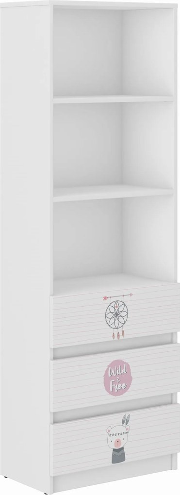 Wooden Toys Detská polička B-3 MEDVEDÍK INDIÁN