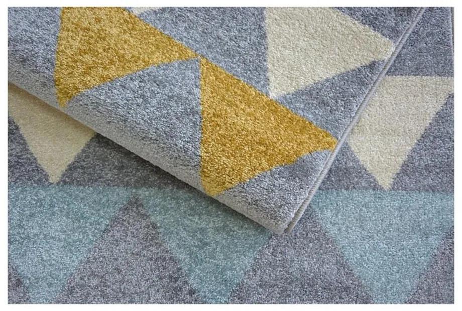 Kusový koberec Nordic sivý 140x190cm