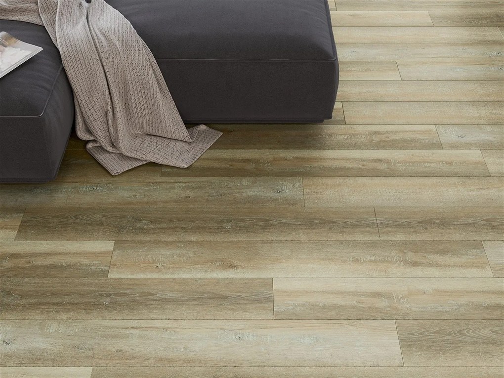 Mexen West Orange, vinylová podlaha 1240x182 mm SPC 6,5 mm, IXPE 1,5 mm, 4-stranná V-drážka, dub, F1009-1240-182-505-4V1-01