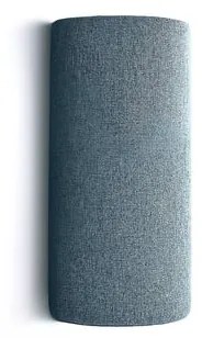 Akustický panel POLY, polovičný valec, Ø280x500 mm, nástenný, svetlomodrá