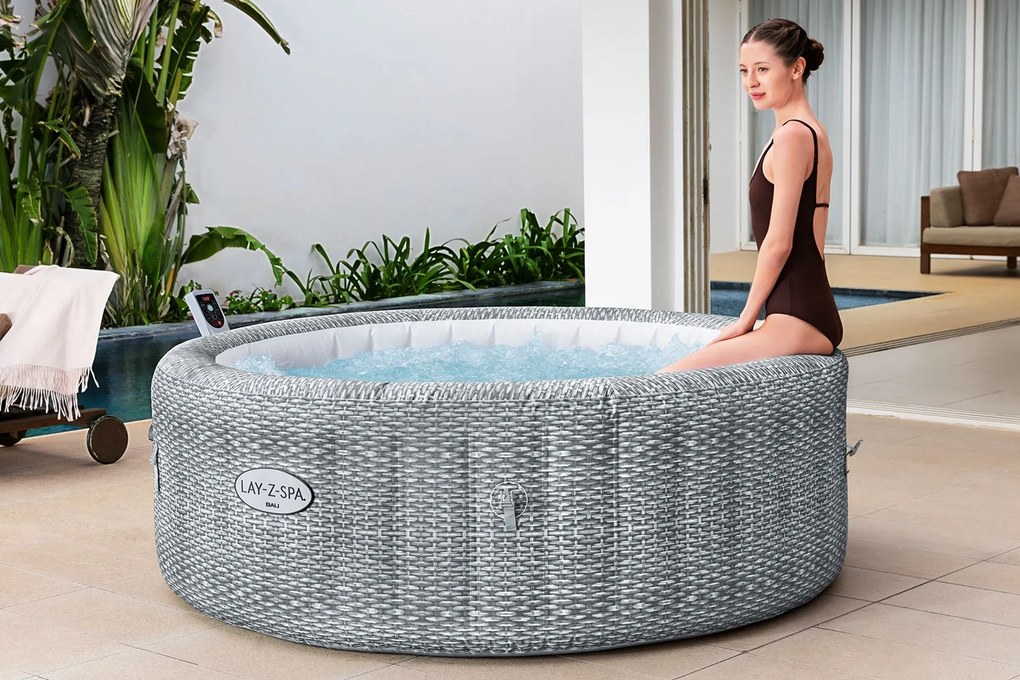 BESTWAY Lay-Z-Spa Bali EnergySense Smart AirJet Vírivka, 196 x 71 cm, 6 osôb 6001N