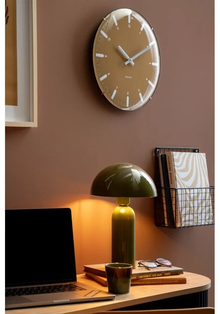 Tmavozelená stolová lampa (výška 35 cm) Aente – Leitmotiv