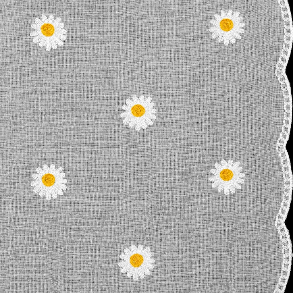 ZÁCLONA NA PÚTKACH BELLIS, SADA 2 KS 140X180 CM KVETY