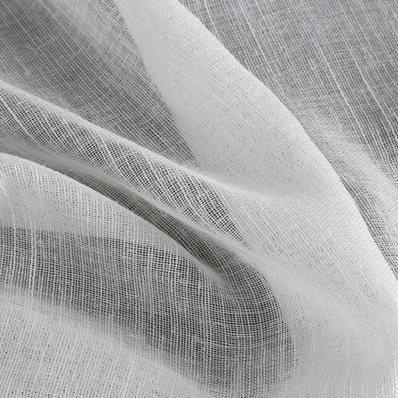 Biela záclona na krúžkoch CARLA 300x250 cm