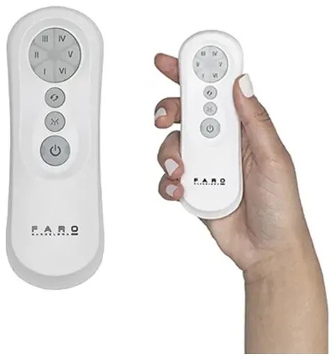 FARO 34100 - Stropný ventilátor MILOS čierna + diaľkové ovládanie