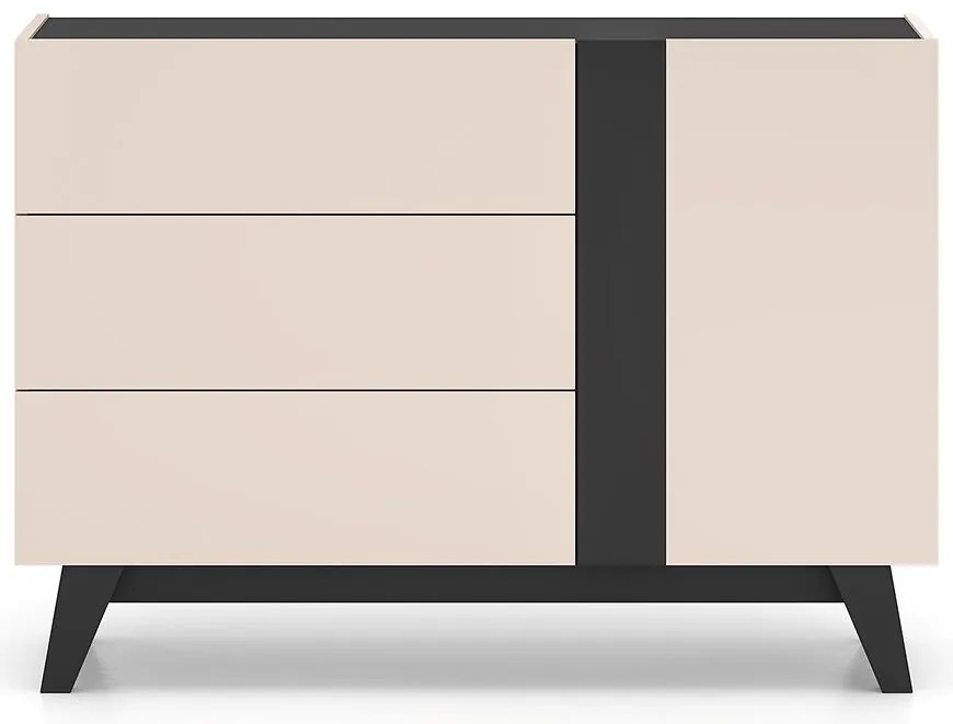 Komoda Freshion 04 Kašmír/Čierna