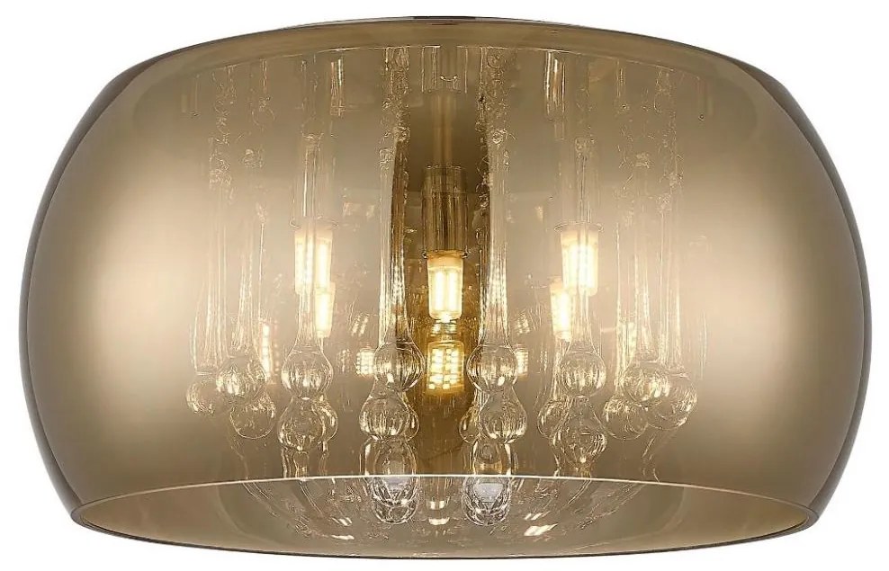 Zuma Line C0076-05L-F4HF - Stropné svietidlo CRYSTAL 5xG9/33W/230V zlatá ZL0378