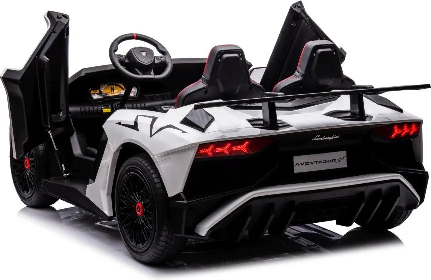 LEAN CARS Elektrické autíčko Lamborghini XXL A8803 biele 24V