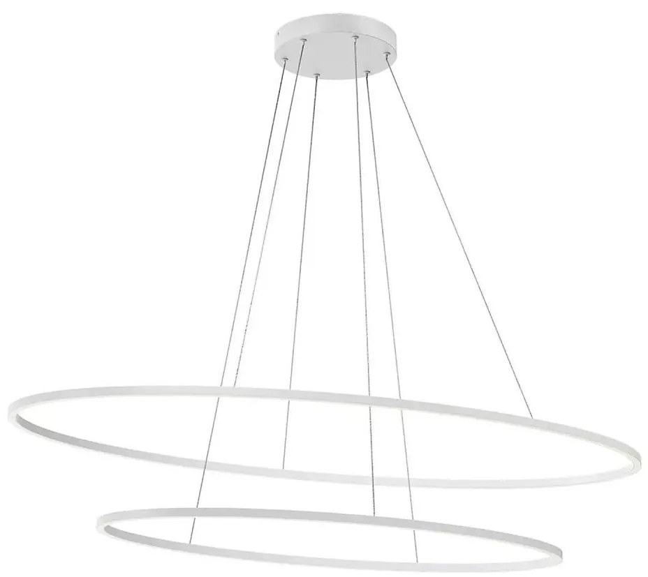 Redo 01-3342 - LED Stmievateľný luster na lanku LEO LED/115W/230V biely