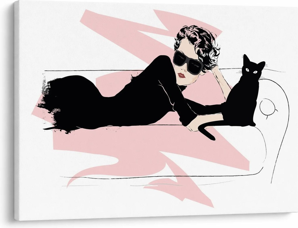 Obraz - Fashion lady (70x50 cm)