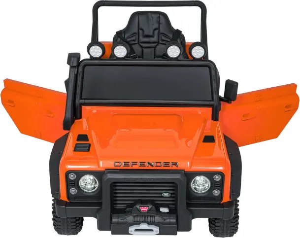 Elektrické autíčko Land Rover Defender 110 SVX oranžové