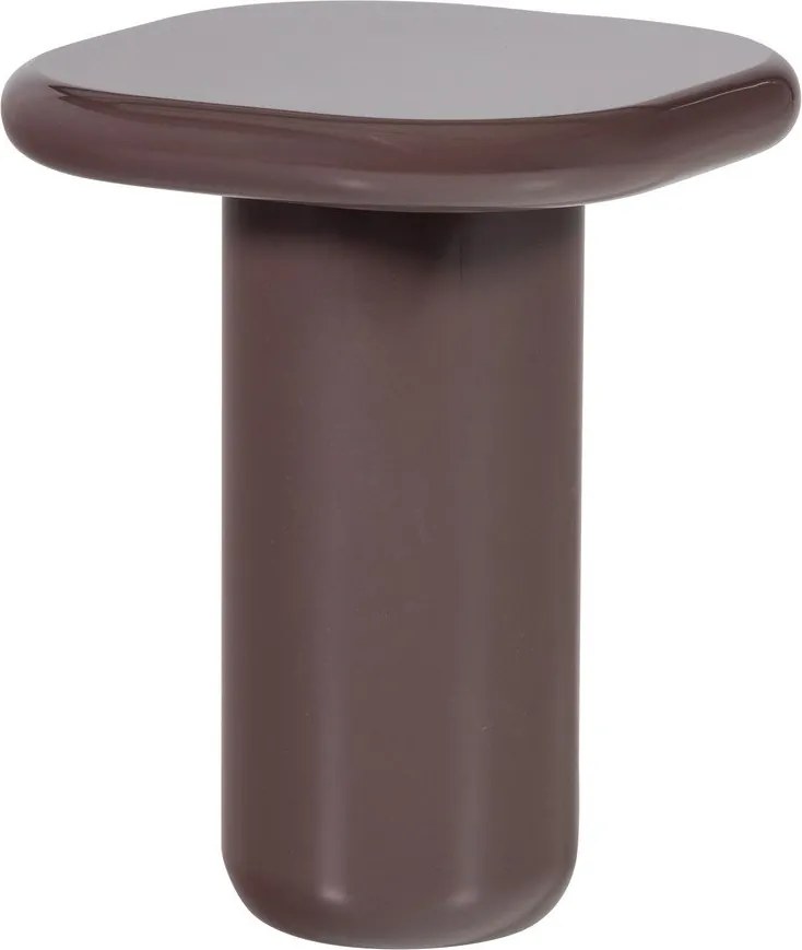 Lesklý odkladací stolík 50x50 cm Zava – WOOOD