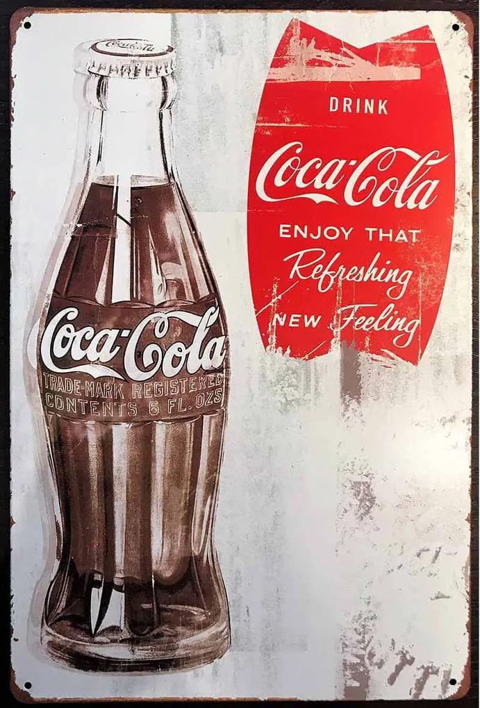 Ceduľa Coca Cola 30cm x 20cm Plechová tabuľa