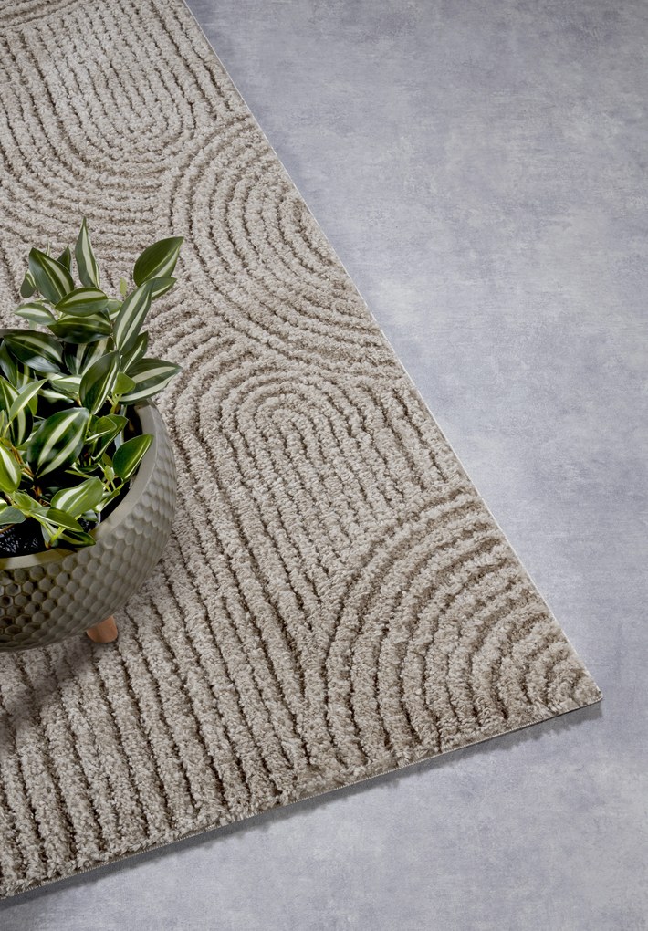 Behúň Gallery 106090 Beige z kolekcie Elle, 80x240, béžová, obývacia izba, ELLE Decoration