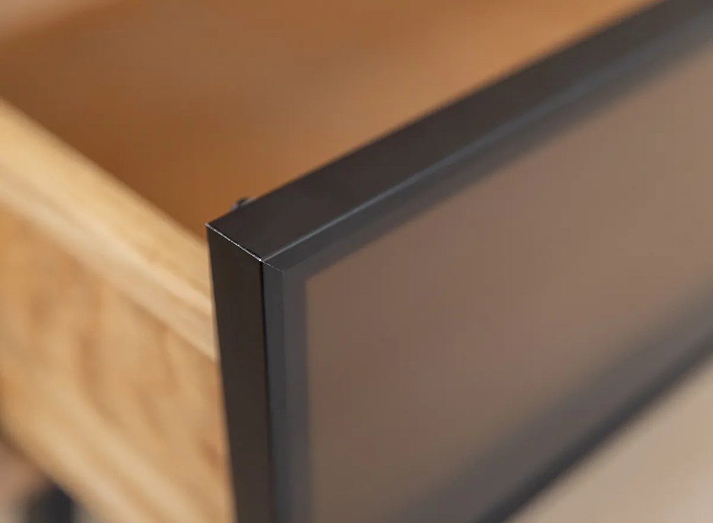 PROXIMA.store - Luxusný dubový TV stolík 2.1 - MODERN LOFT FARBA: dub, ROZMER: dĺžka TV stolíka 120 cm