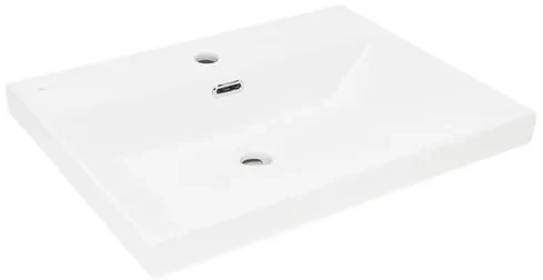 Nábytkové umývadlo SAT B-Way 61x46,5 cm otvor pre batériu uprostred SATBW6046