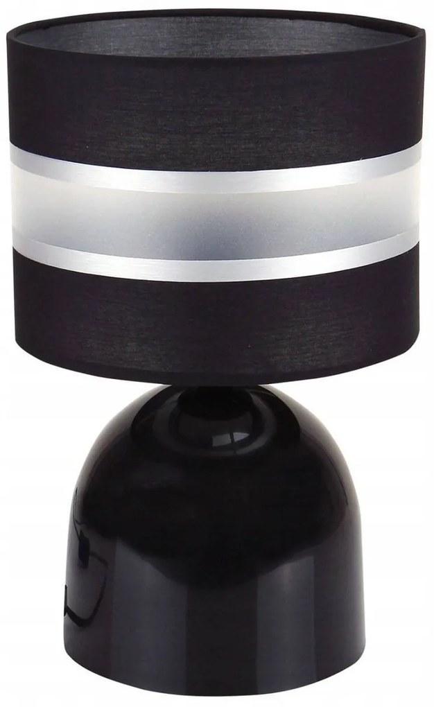 Stolná lampa Elegance, 1x textilné tienidlo (výber z 6 farieb), (výber z 3 farieb konštrukcie), s
