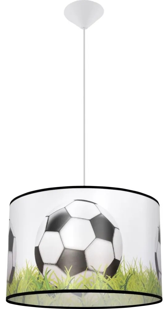 Sollux SL.1429 - Detský luster na lanku FOOTBALL 1xE27/15W/230V pr. 40 cm