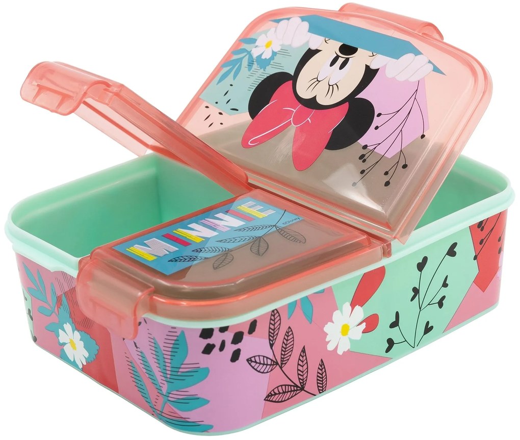 Multibox na desiatu Minnie Mouse - Disney s tromi priehradkami