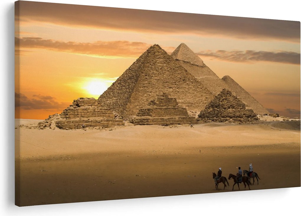 Obraz - Pyramídy (90x60 cm)
