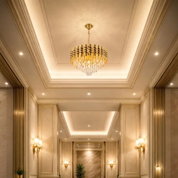 Brilagi - Luster na reťazi CRISTAL 5xE14/40W/230V priemer 38 cm