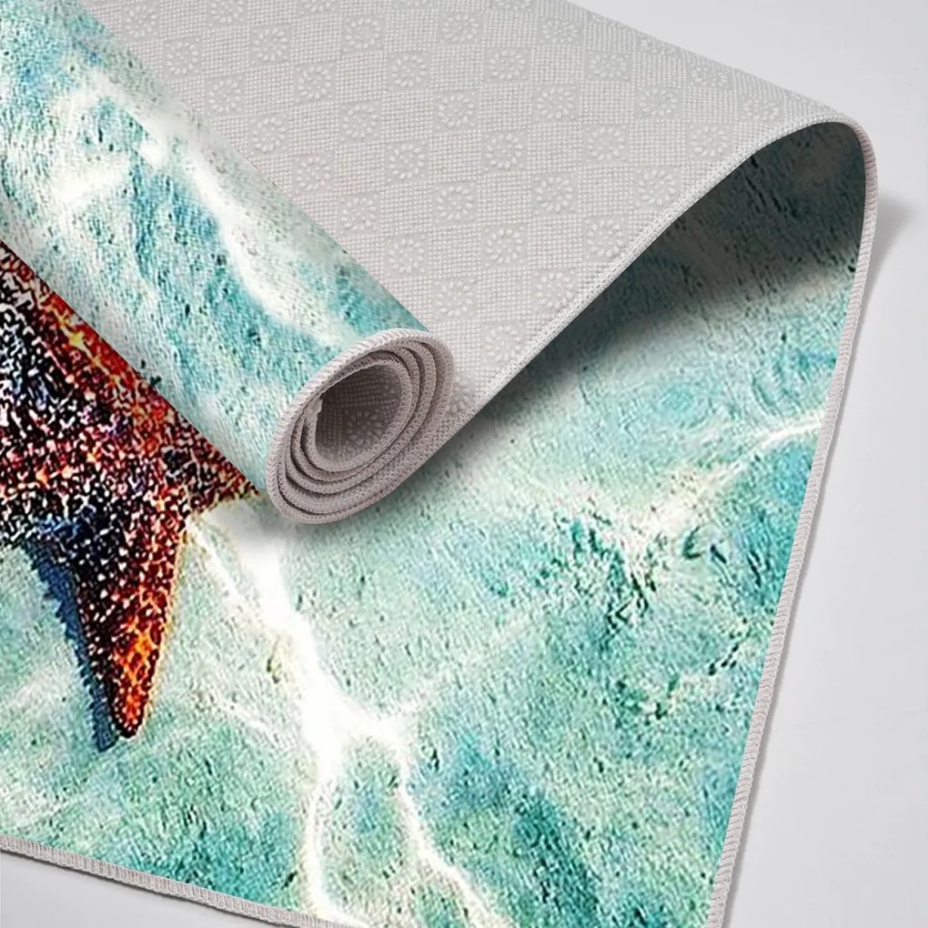 Súprava 2 kusov kúpeľňových predložiek SeafishBlue modrá