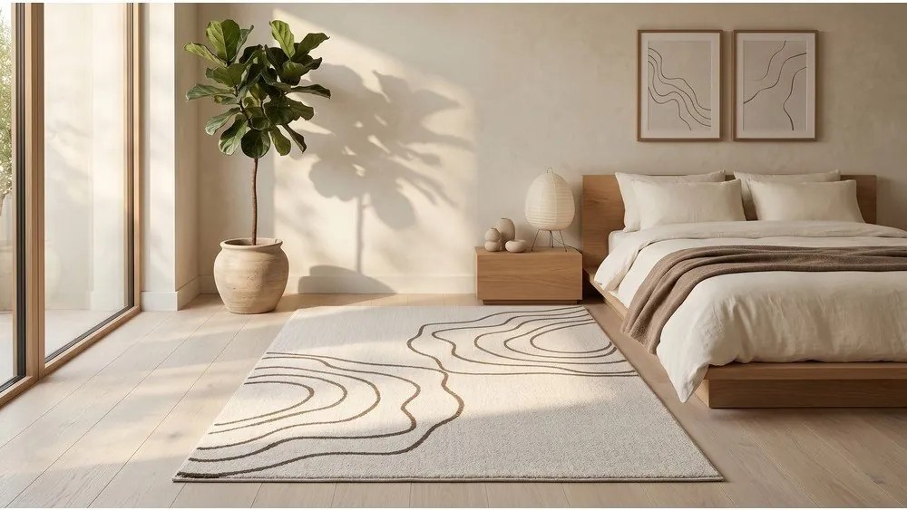 Béžový koberec 160x230 cm Pulse – ESTE
