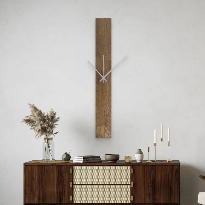 Elegantné drevené nástenné hodiny čierny I SENTOP MAS019-TERRA