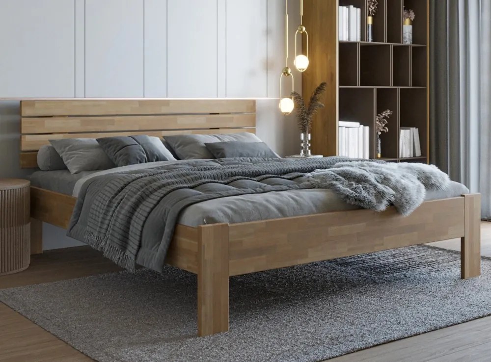 Posteľ Isolda 180x200 cm, prírodný buk