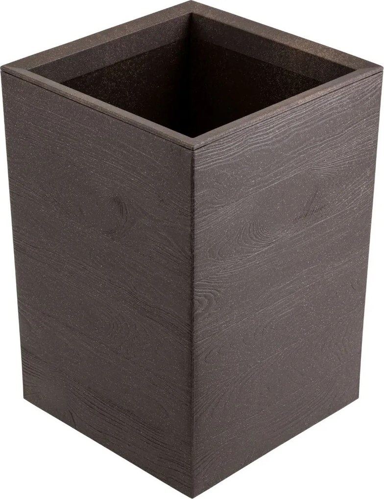 Květináč na kolečkách BETONIQUE 60x40 cm espresso hnědý