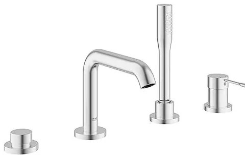 GROHE 19578DC1 - Vaňová štvorotvorová kombinácia ESSENCE nerez