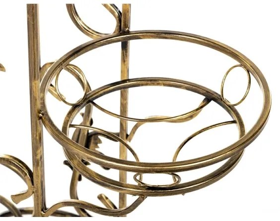 Stojan na kvety 90x65 cm zlatá