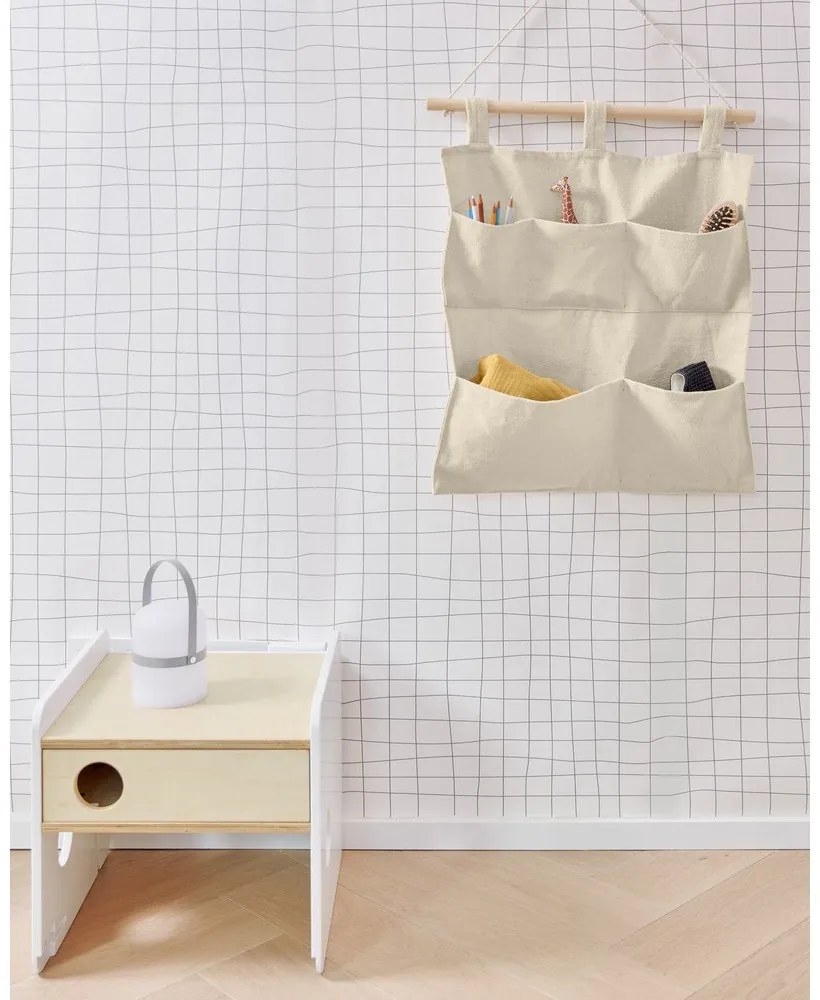 Sivá vonkajšia lampa Kave Home Janvir, výška 16 cm