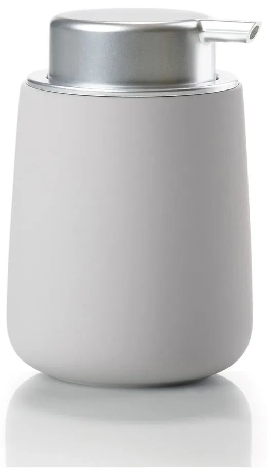 Svetlosivý porcelánový dávkovač mydla 250 ml Nova – Zone