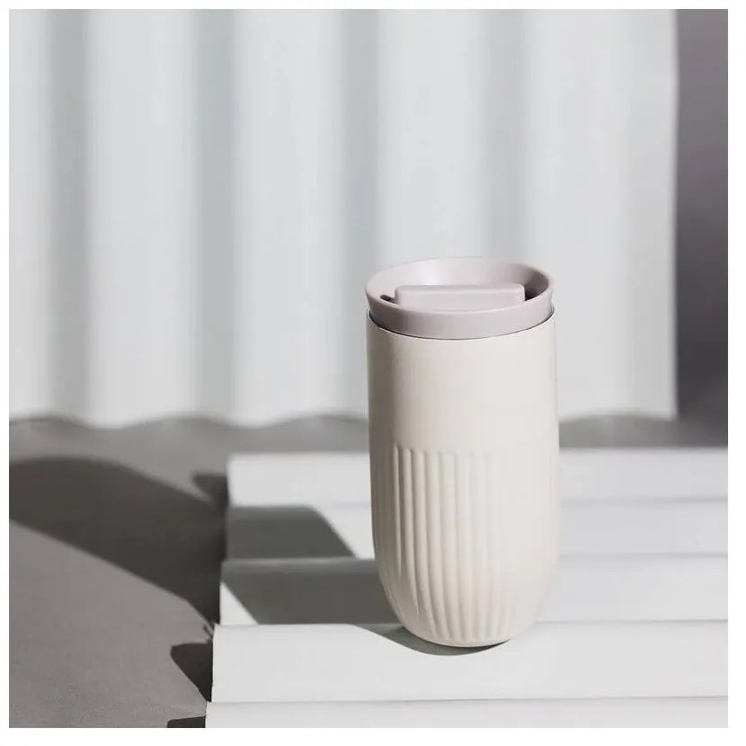 Béžový termo hrnček 320 ml Tova – Sagaform